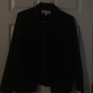 Pin stripes Larry Levine Jacket with Zippers